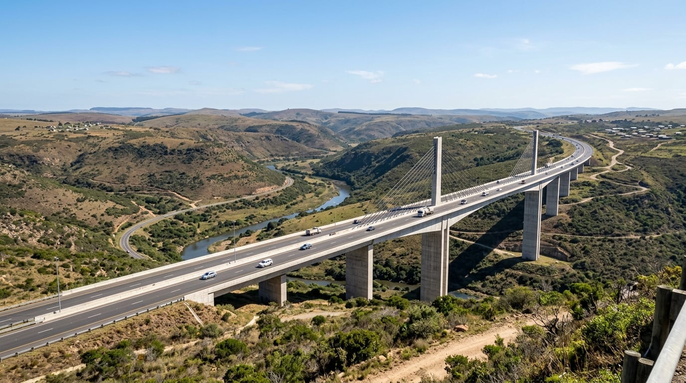 Modern bridge infrastructure showcasing engineering excellence